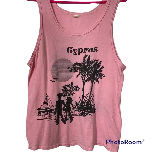 Cyprus Other - Vintage Cyprus Tank Top 100% Cotton Size: XL unisex